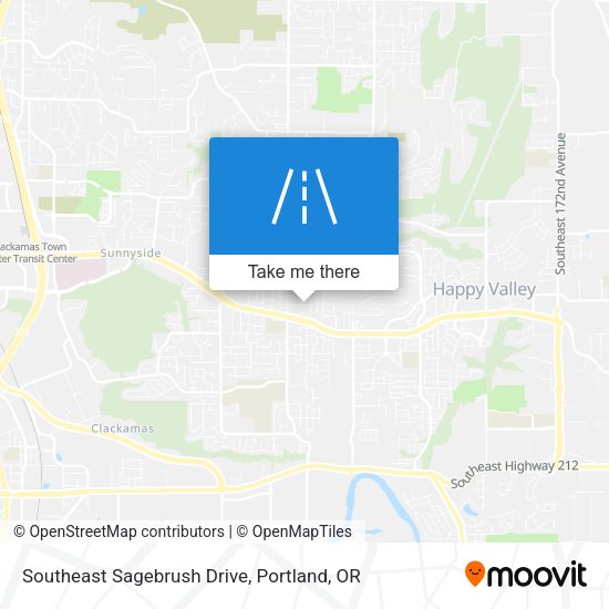 Mapa de Southeast Sagebrush Drive