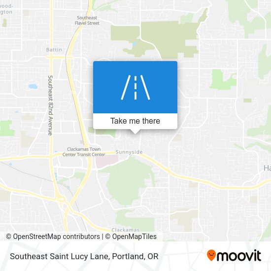 Southeast Saint Lucy Lane map