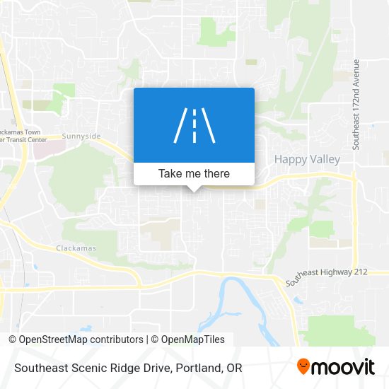 Mapa de Southeast Scenic Ridge Drive