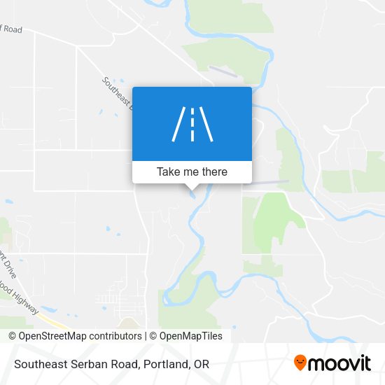Mapa de Southeast Serban Road