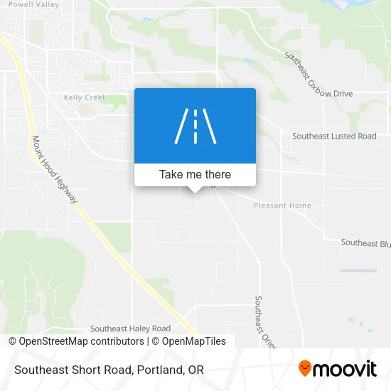 Southeast Short Road map