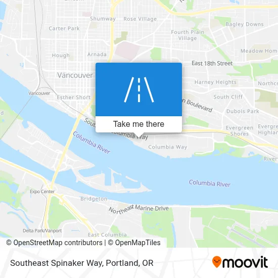 Southeast Spinaker Way map