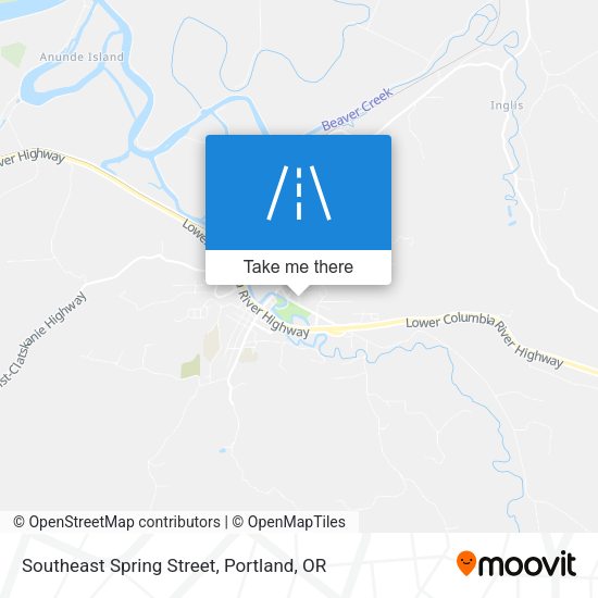 Southeast Spring Street map