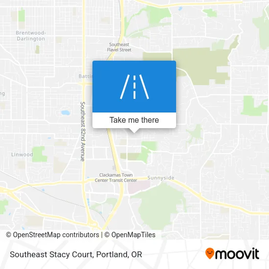 Southeast Stacy Court map