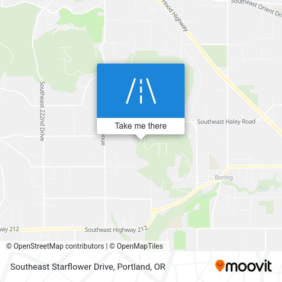 Southeast Starflower Drive map