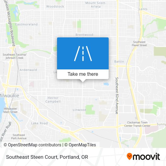 Mapa de Southeast Steen Court