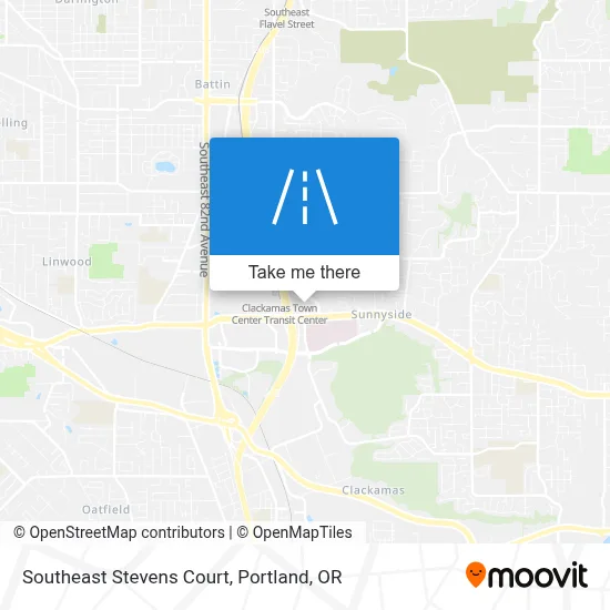 Southeast Stevens Court map