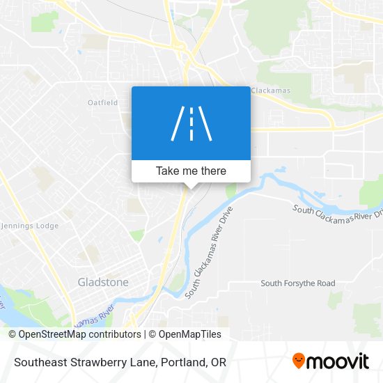 Mapa de Southeast Strawberry Lane