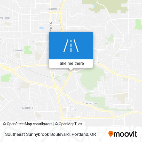 Southeast Sunnybrook Boulevard map