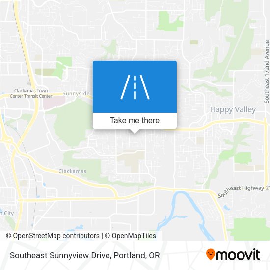 Southeast Sunnyview Drive map