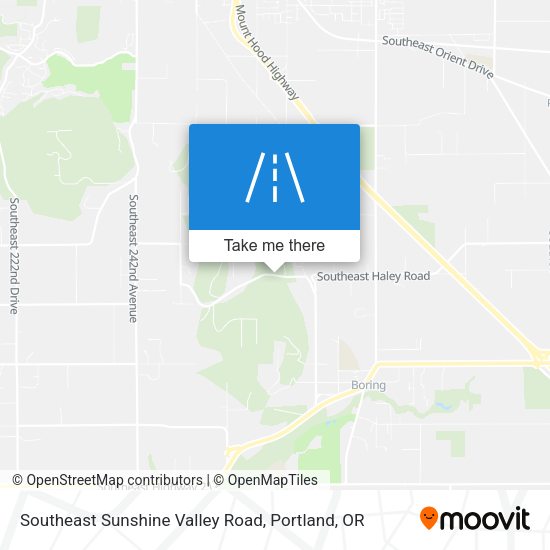 Mapa de Southeast Sunshine Valley Road
