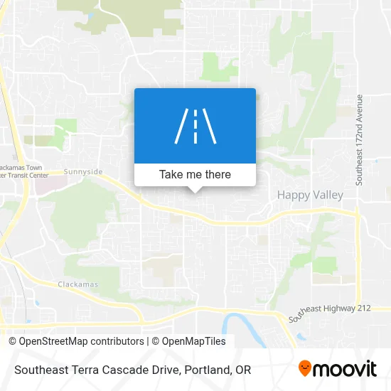 Southeast Terra Cascade Drive map