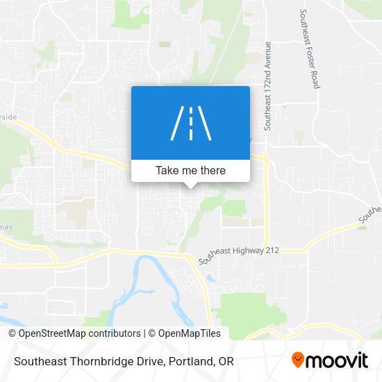 Southeast Thornbridge Drive map