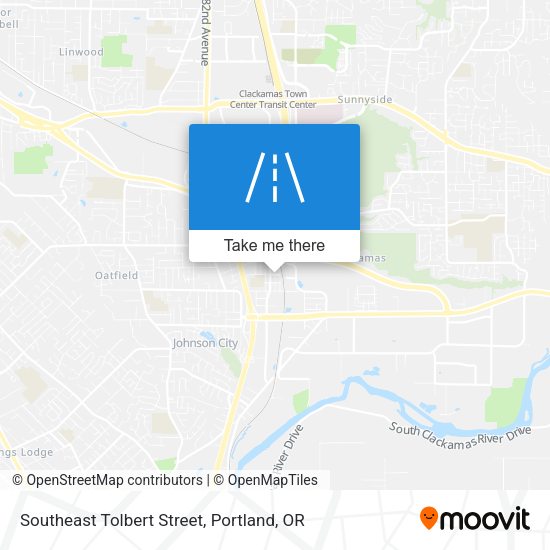 Southeast Tolbert Street map