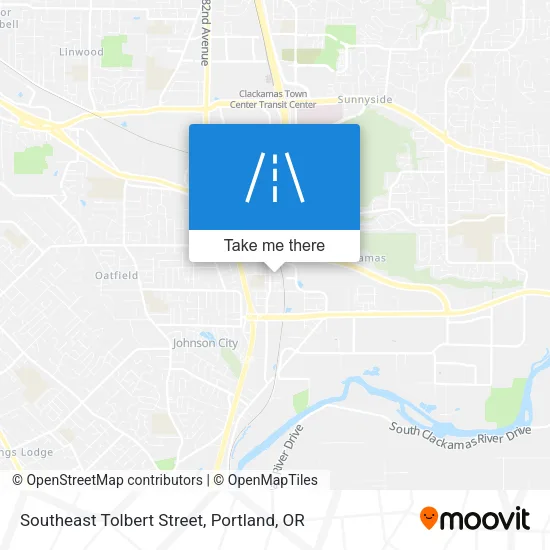 Southeast Tolbert Street map
