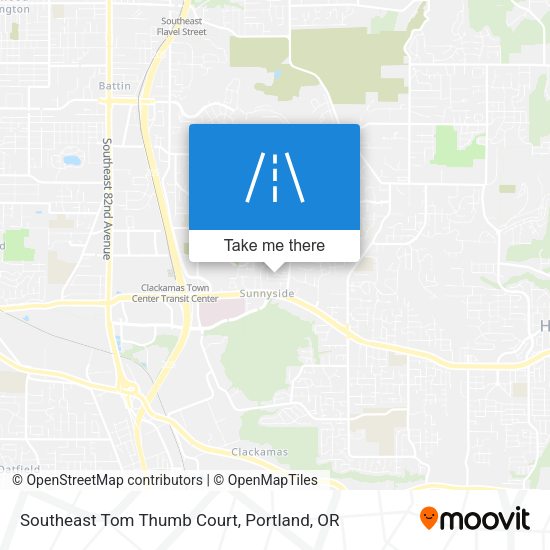 Mapa de Southeast Tom Thumb Court