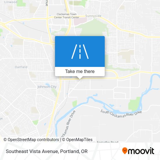 Southeast Vista Avenue map