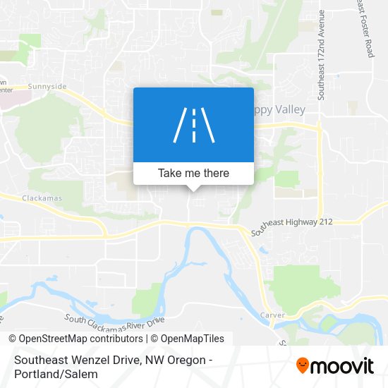 Mapa de Southeast Wenzel Drive