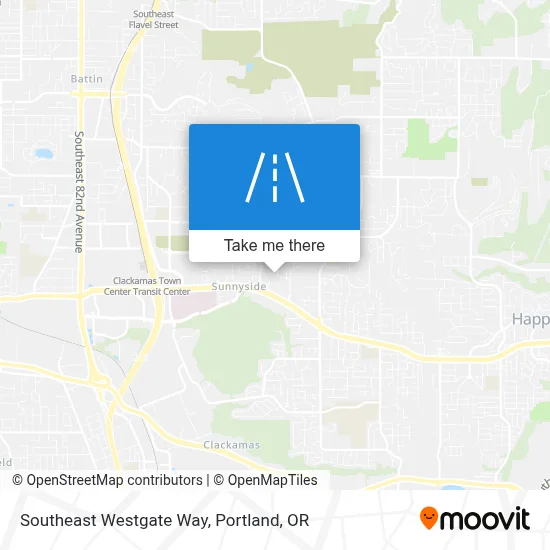 Southeast Westgate Way map