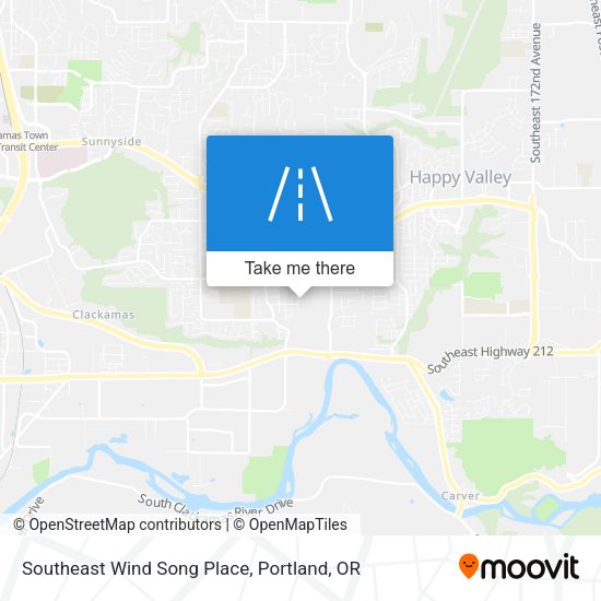 Southeast Wind Song Place map