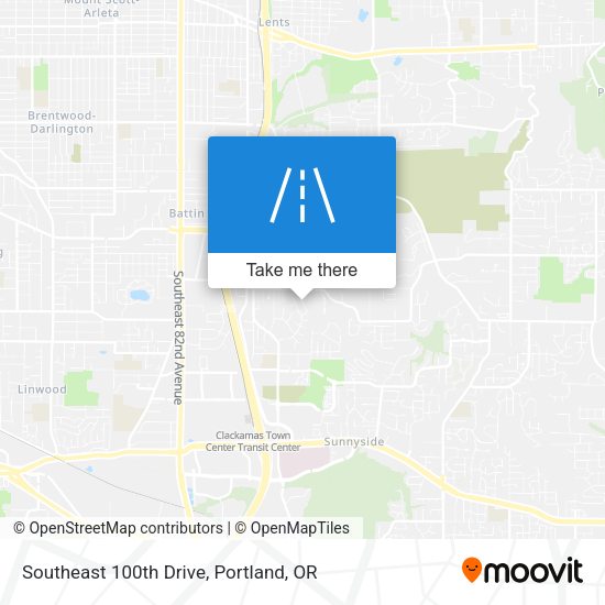 Mapa de Southeast 100th Drive