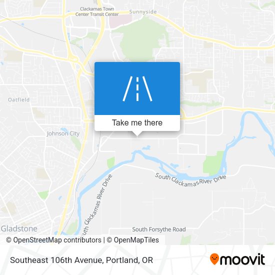 Southeast 106th Avenue map
