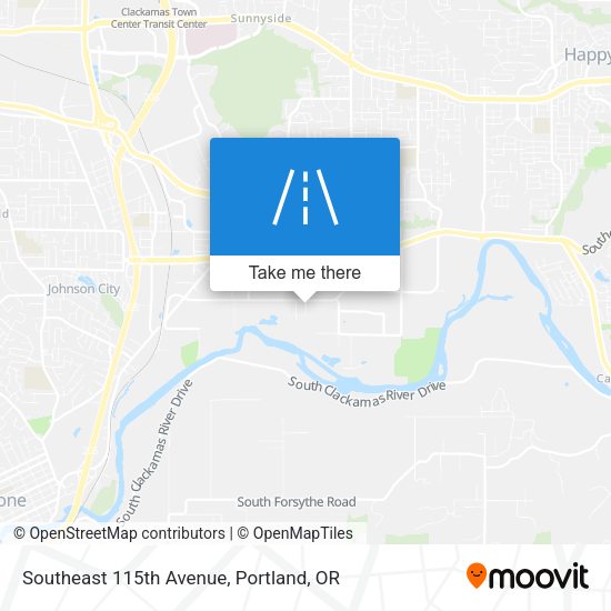 Mapa de Southeast 115th Avenue