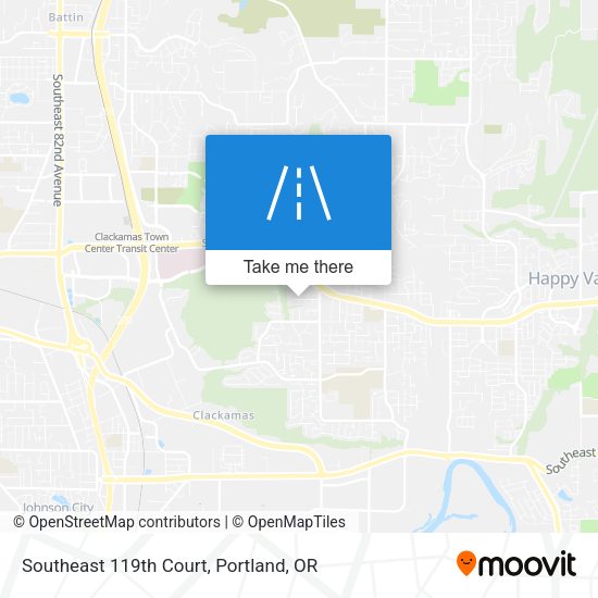 Southeast 119th Court map