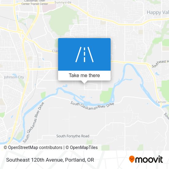 Mapa de Southeast 120th Avenue
