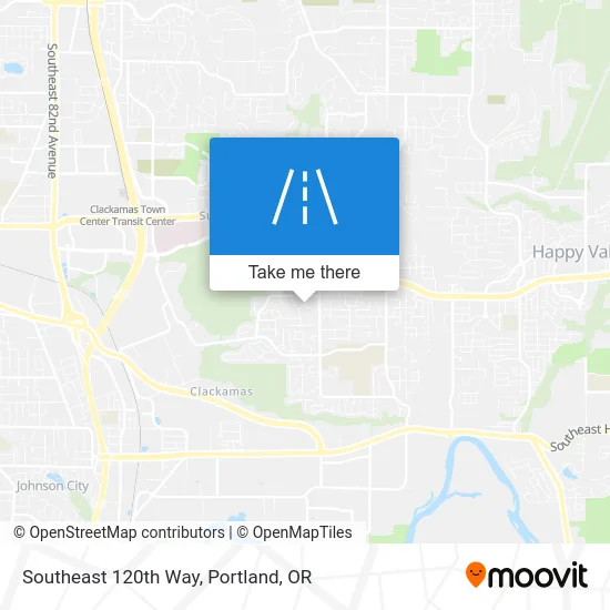 Southeast 120th Way map