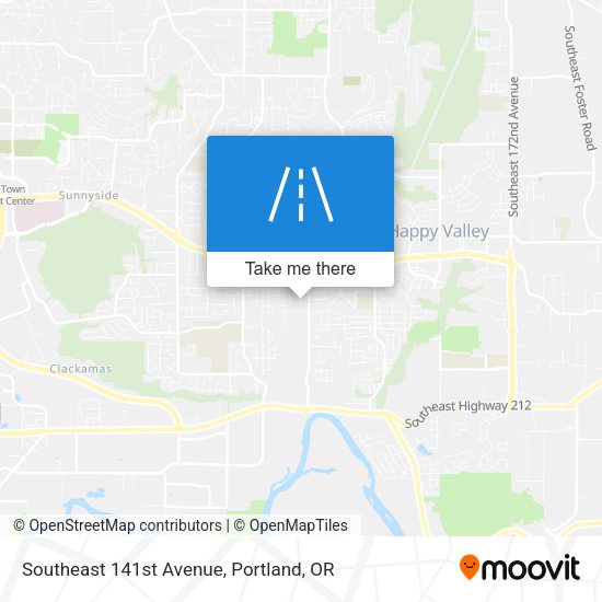 Southeast 141st Avenue map