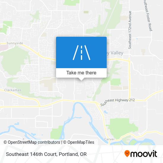 Southeast 146th Court map
