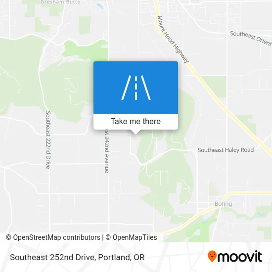 Southeast 252nd Drive map