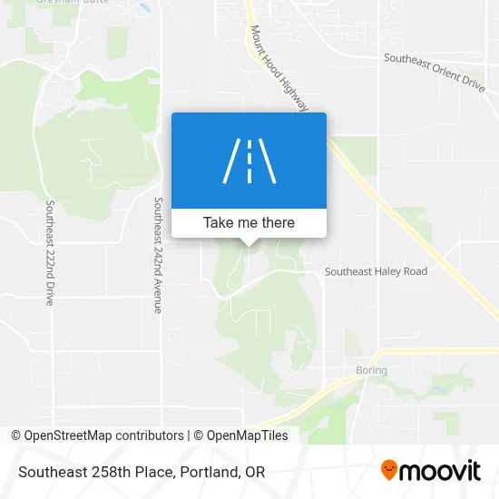 Southeast 258th Place map