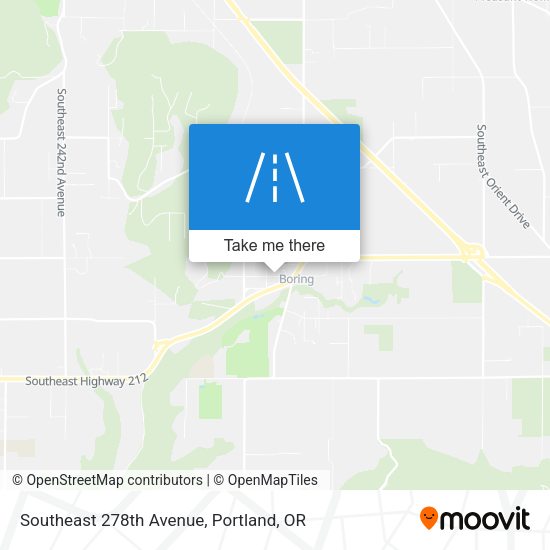 Mapa de Southeast 278th Avenue