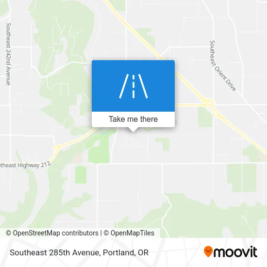 Southeast 285th Avenue map