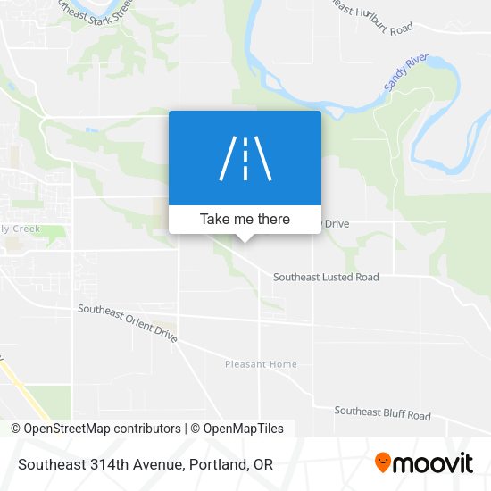 Southeast 314th Avenue map