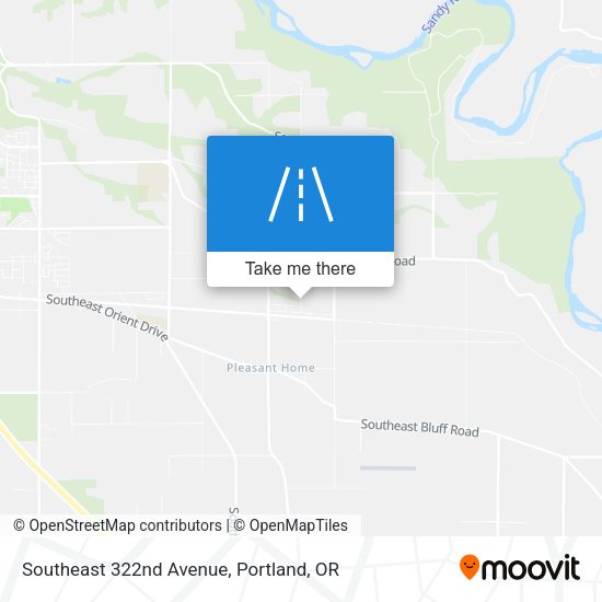 Mapa de Southeast 322nd Avenue