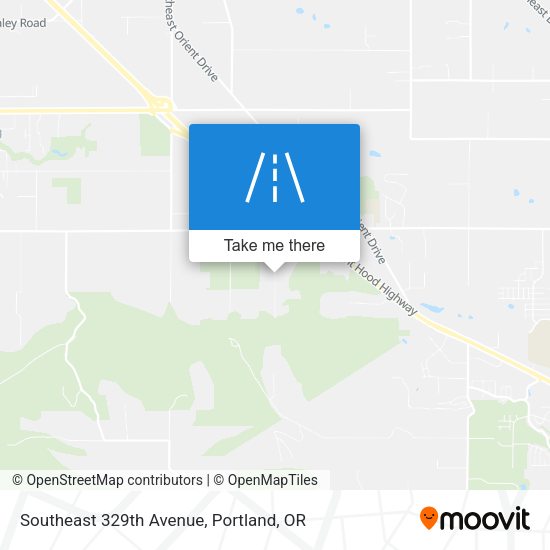 Southeast 329th Avenue map