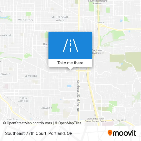 Southeast 77th Court map