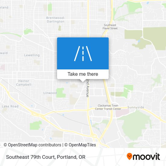 Southeast 79th Court map