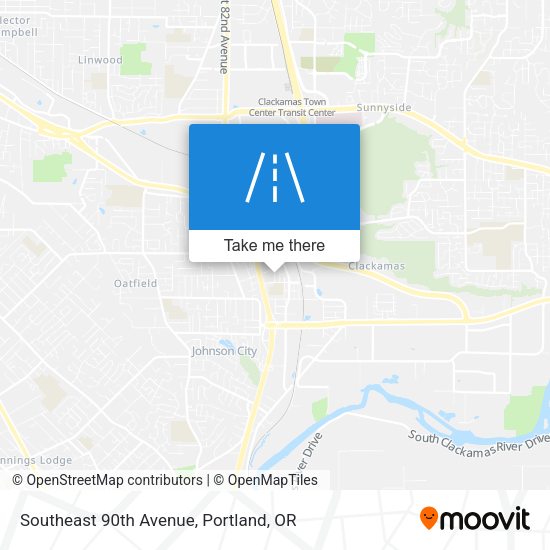 Mapa de Southeast 90th Avenue
