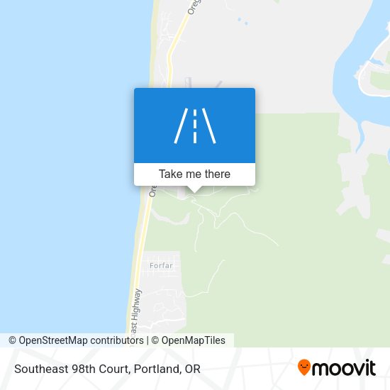 Southeast 98th Court map