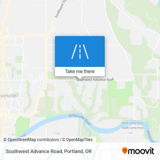 Mapa de Southwest Advance Road