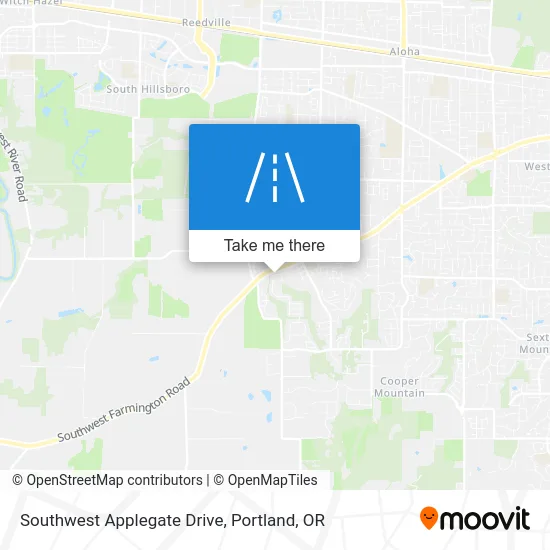 Southwest Applegate Drive map