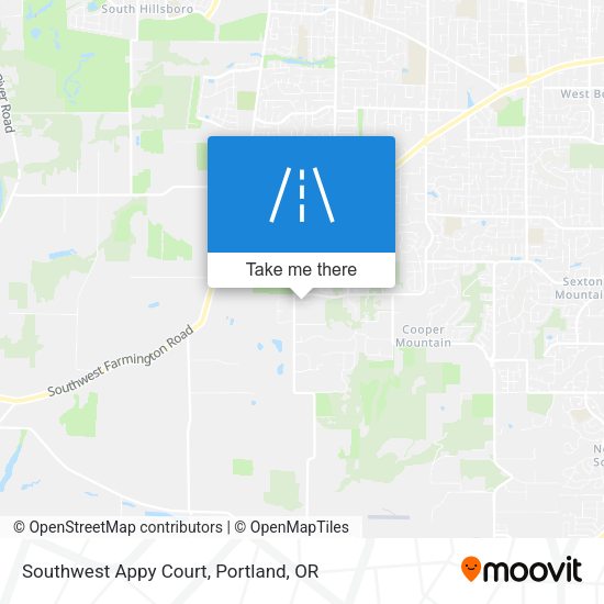 Southwest Appy Court map