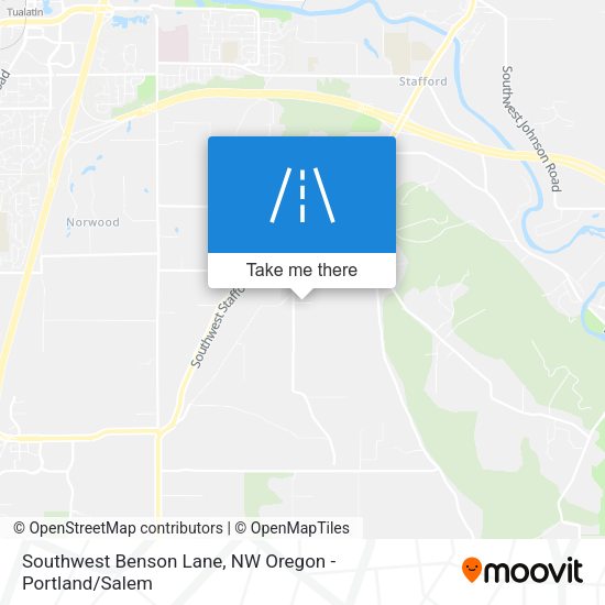 Mapa de Southwest Benson Lane