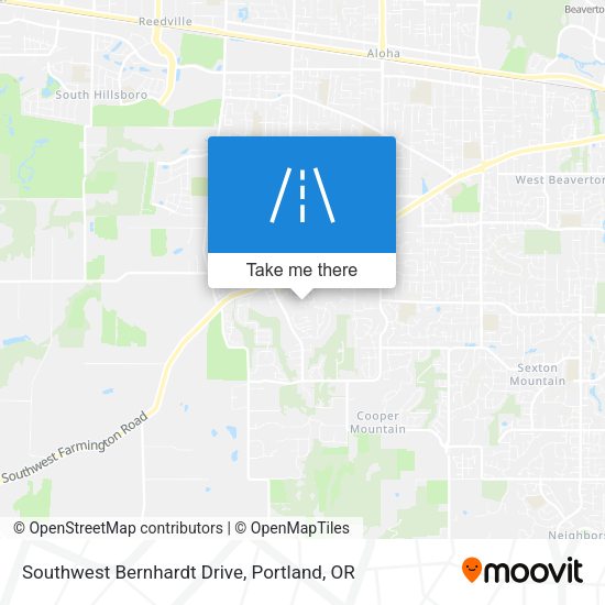 Southwest Bernhardt Drive map