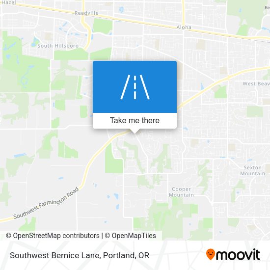 Mapa de Southwest Bernice Lane