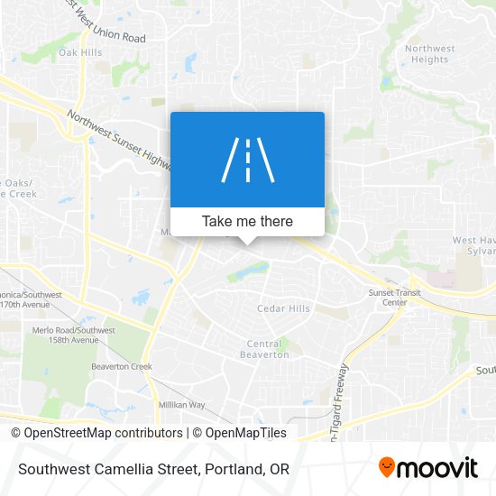Southwest Camellia Street map